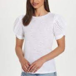 TIE DYE - SEE PICS GOLDIE LEWINTER MUTTON SLEEVE KNOT TEE